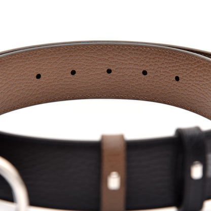 Gucci Calfskin 1973 Reversible Belt 90 36 Black Brown 4 of 7