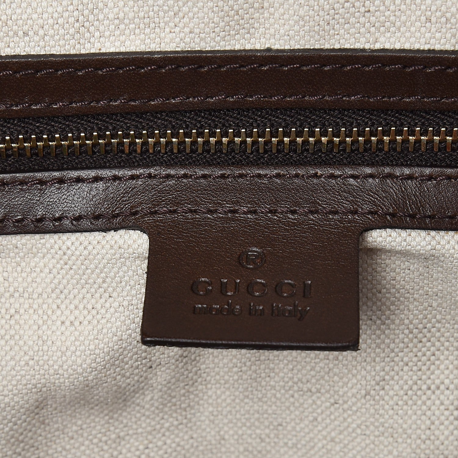 Gucci Monogram Vintage Web Medium Boston Dark Brown 6 of 11