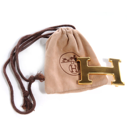 Hermes 32mm H Belt Buckle Gold Plated 5 of 5