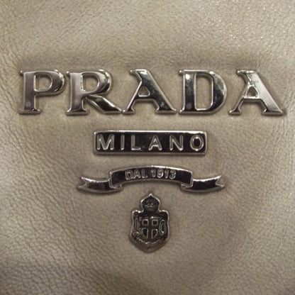 Prada Nappa Studded Trunk Bag Talco Black 9 of 16