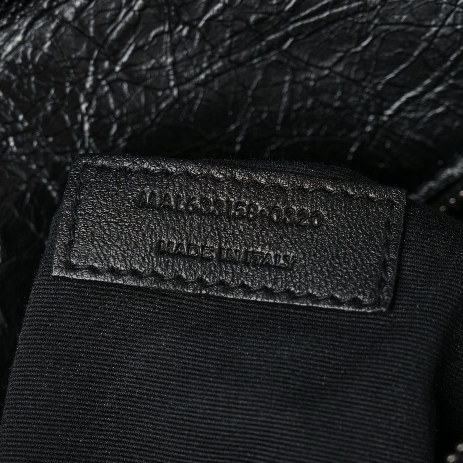 Saint Laurent Crinkled Calfskin Matelasse Monogram Medium Niki Chain Satchel Black 7 of 10