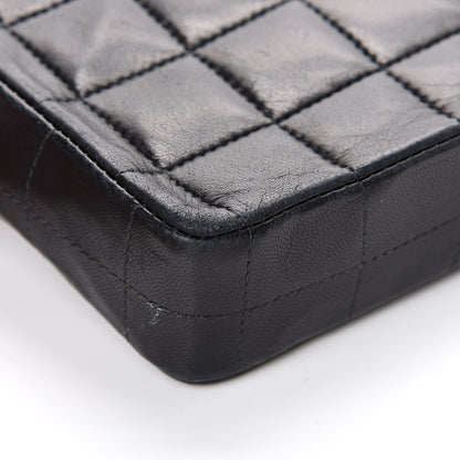 Chanel Lambskin East West Chocolate Bar Flap Black 17 of 19