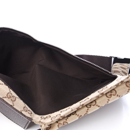 Gucci GG Monogram Double Pocket Belt Bag Dark Brown 4 of 11