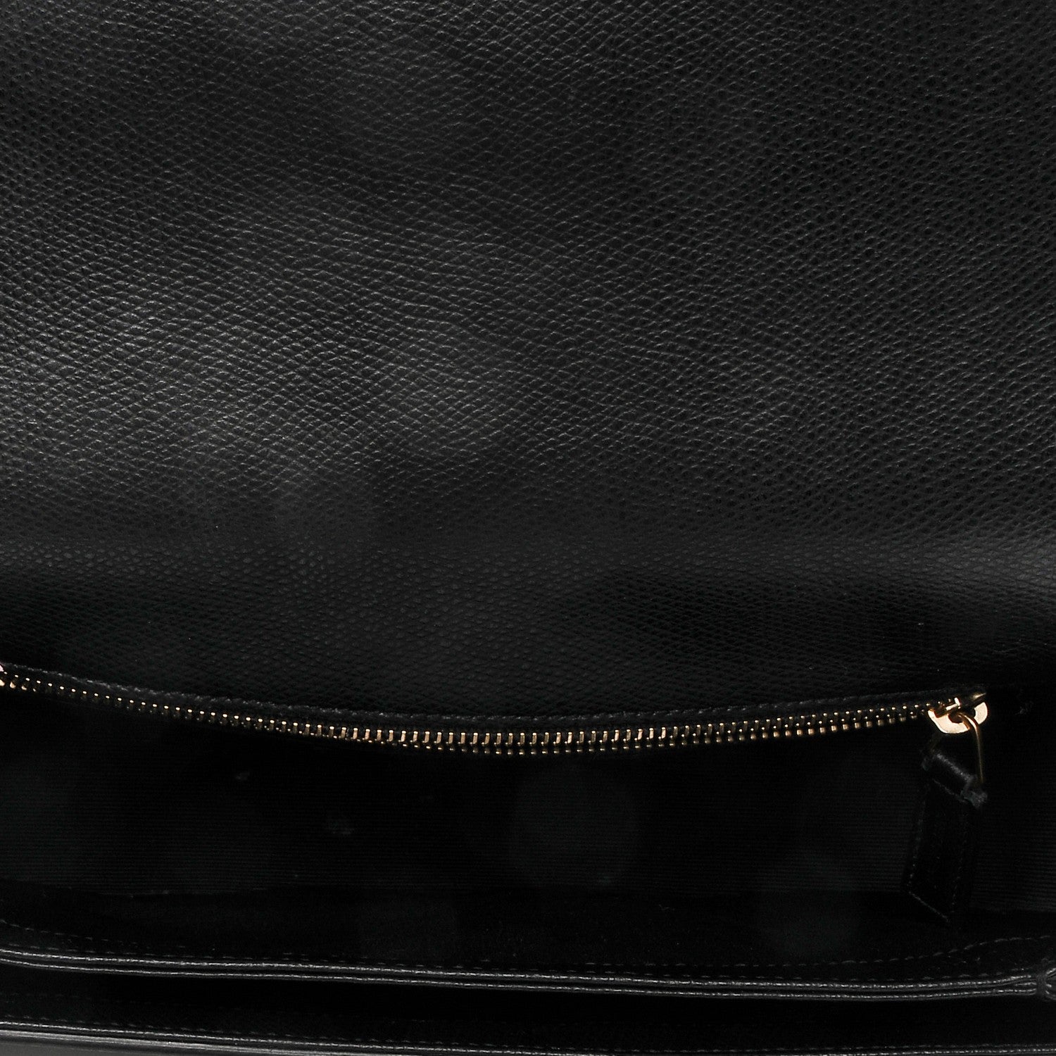 Saint Laurent Textured Calfskin Medium Classic Monogram Universite Bag Black 5 of 9
