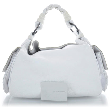 Bottega Veneta Cervo Cocker Hobo Bianco White 3 of 9