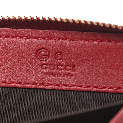 Gucci Microguccissima Zip Around Card Case Red 6 of 8