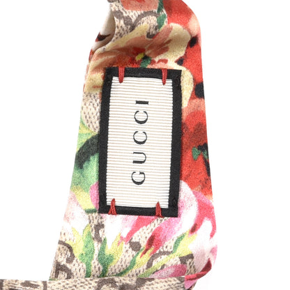 Gucci Silk Monogram Blooms Print Headband Antique Rose 6 of 6