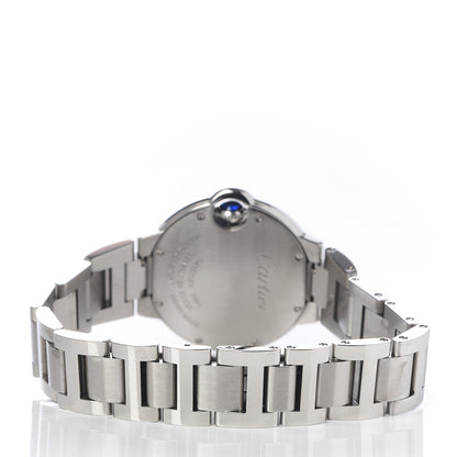 Cartier Stainless Steel 33mm Ballon Bleu De Quartz Watch 4 of 7