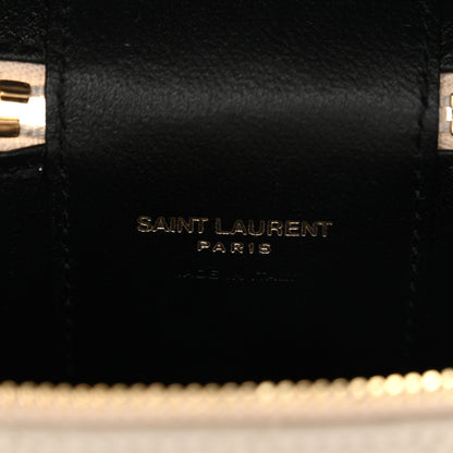 Saint Laurent Lambskin Quilted Micro Gaby Vanity Case Crema Soft 11 of 21