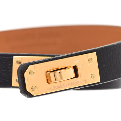 Hermes Box Kelly Double Tour Bracelet T2 Black 7 of 8