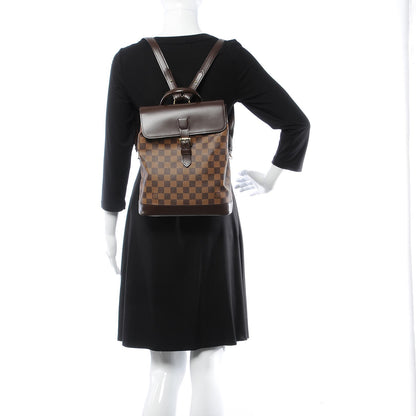 Louis Vuitton Damier Ebene Soho Backpack 2 of 7