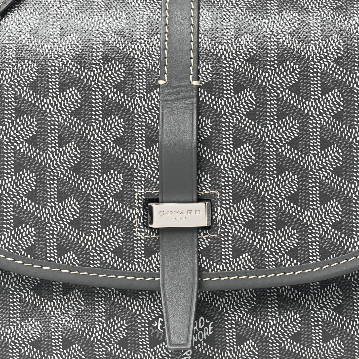 Goyardine Belvedere II PM Messenger Bag Gray