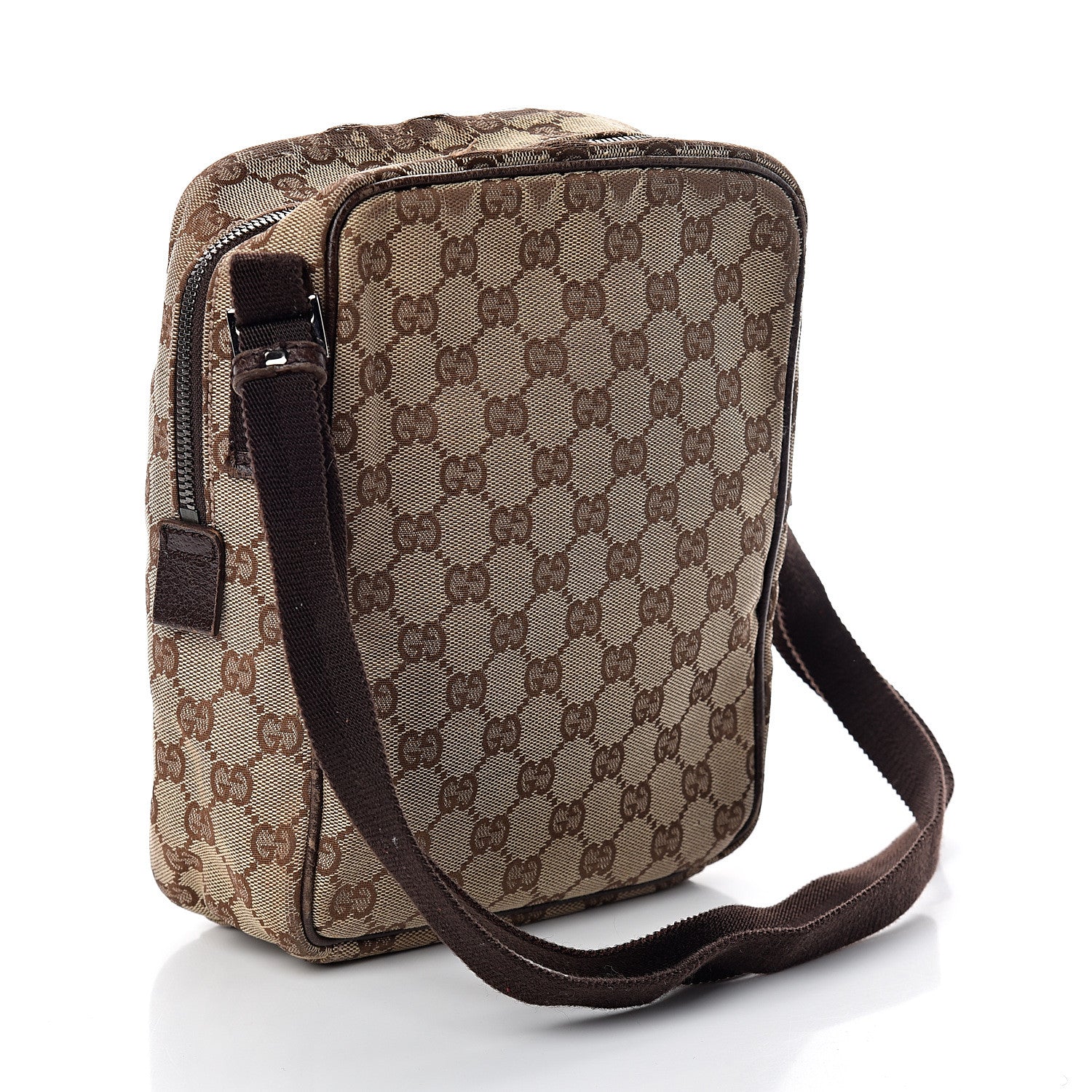 Gucci Monogram GG Small Flight Crossbody Bag Brown 2 of 11
