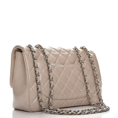 Chanel Caviar Quilted Jumbo Single Flap Beige 4 of 11