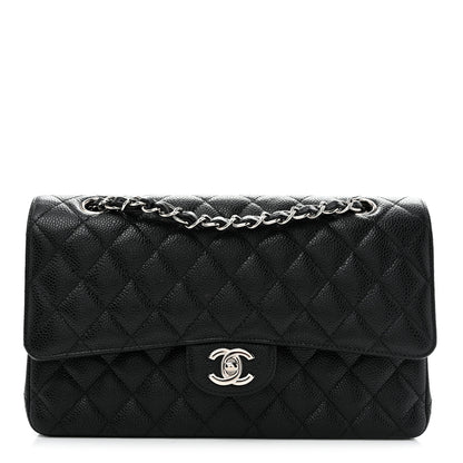 Chanel Caviar Quilted Medium Double Flap Black 1 of 10