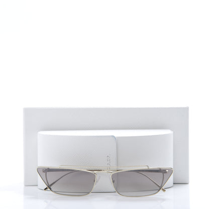 Prada Cat Eye Sunglasses SPR 64U Light Gold 8 of 8