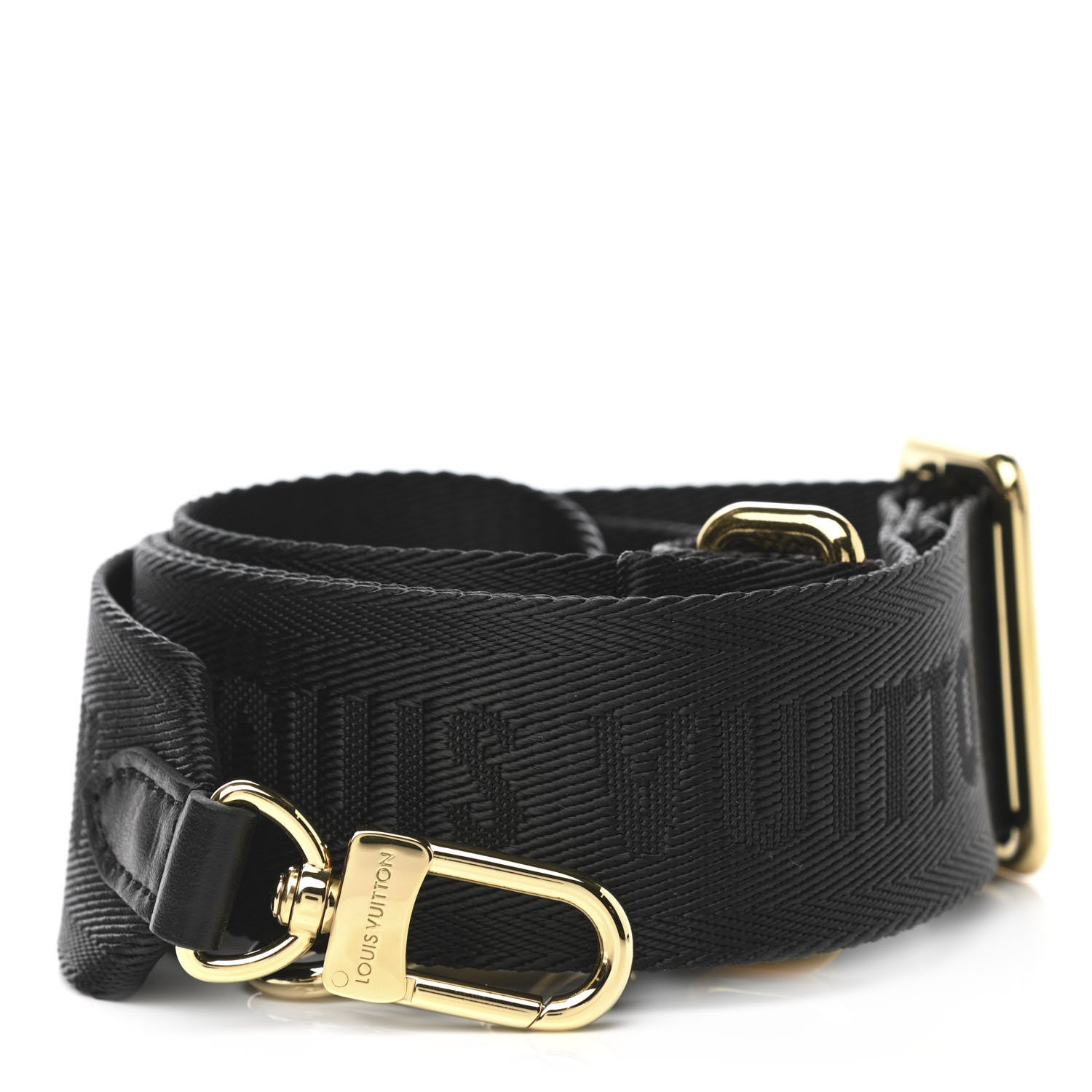 Louis Vuitton Nylon Petite Malle Souple Shoulder Strap Black 1 of 3