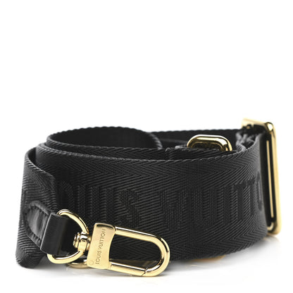 Louis Vuitton Nylon Petite Malle Souple Shoulder Strap Black 1 of 3