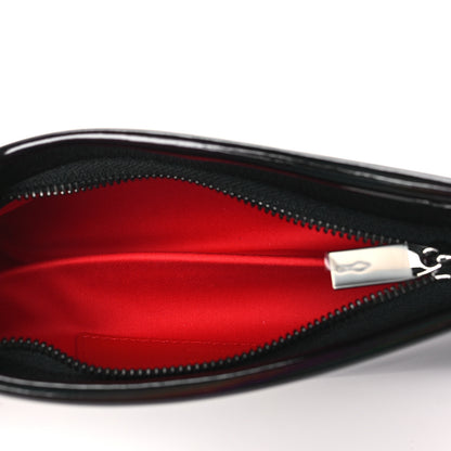 Christian Louboutin Patent Psychic Loubitwist Clutch Black 5 of 10