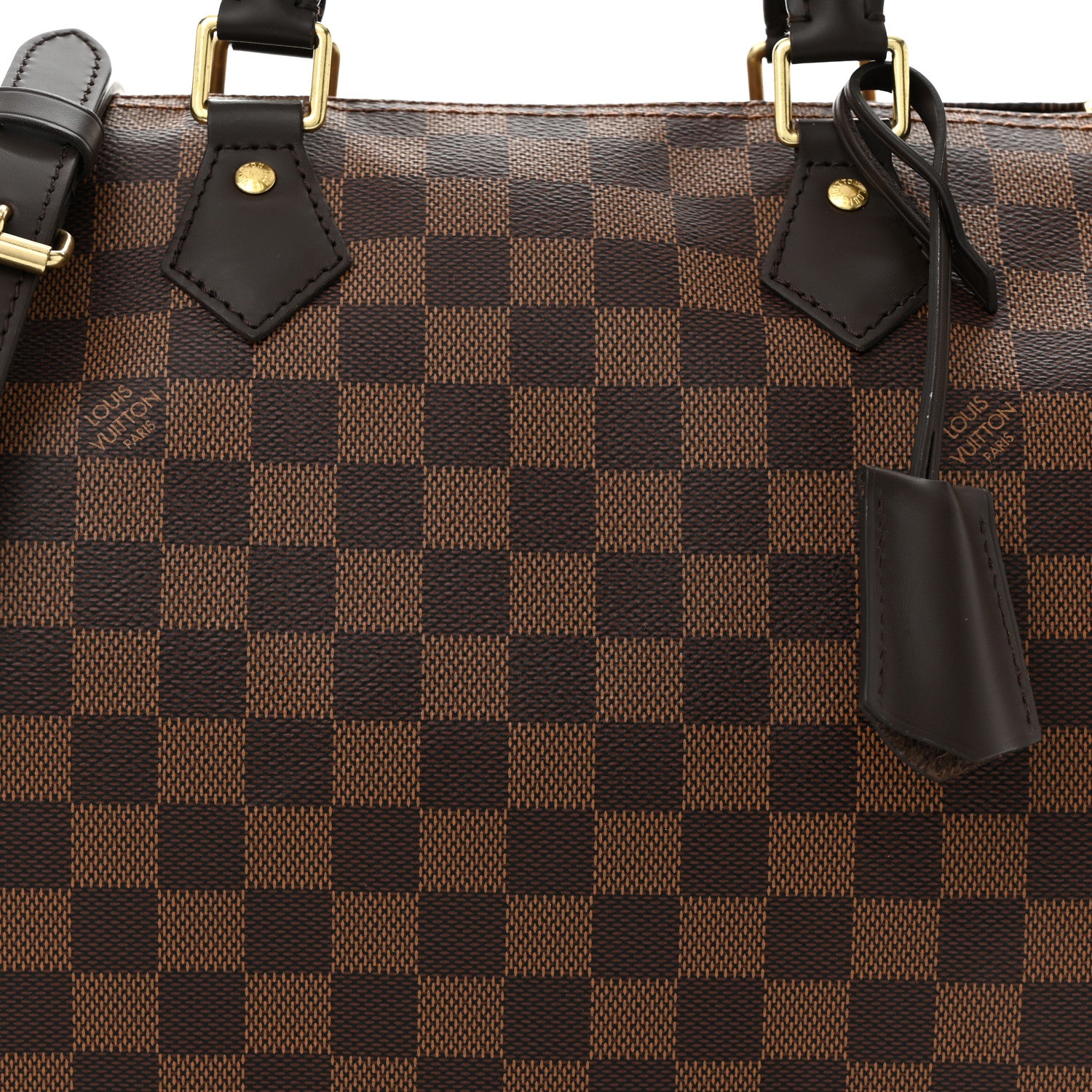 Louis Vuitton Damier Ebene Speedy Bandouliere 30 7 of 9