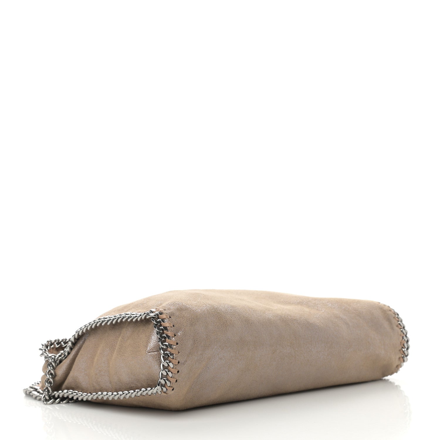 Stella McCartney Shaggy Deer Mini Falabella Fold Over Tote Beige 4 of 10