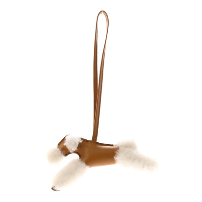 Hermes Milo Lambskin Shearling Budy Charm Biscuit 1 of 3