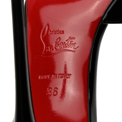 Christian Louboutin Patent Iriza 100 Pumps 36 Black 7 of 9