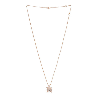 David Yurman 18K Rose Gold Diamond Morganite 11mm Chatelaine Pendant Necklace 2 of 5