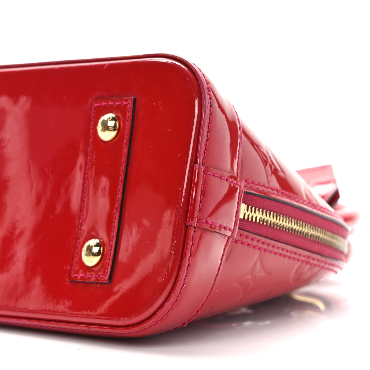 Louis Vuitton Vernis Alma BB Cherry 8 of 8