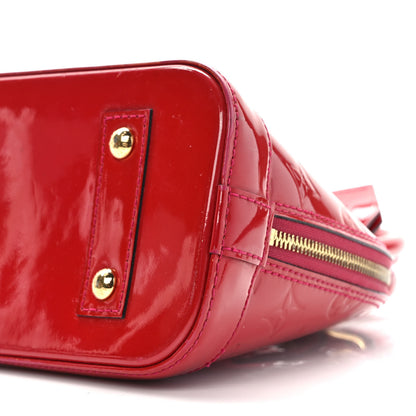 Louis Vuitton Vernis Alma BB Cherry 8 of 8