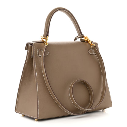 Hermes Epsom Kelly Sellier 28 Etoupe 3 of 11