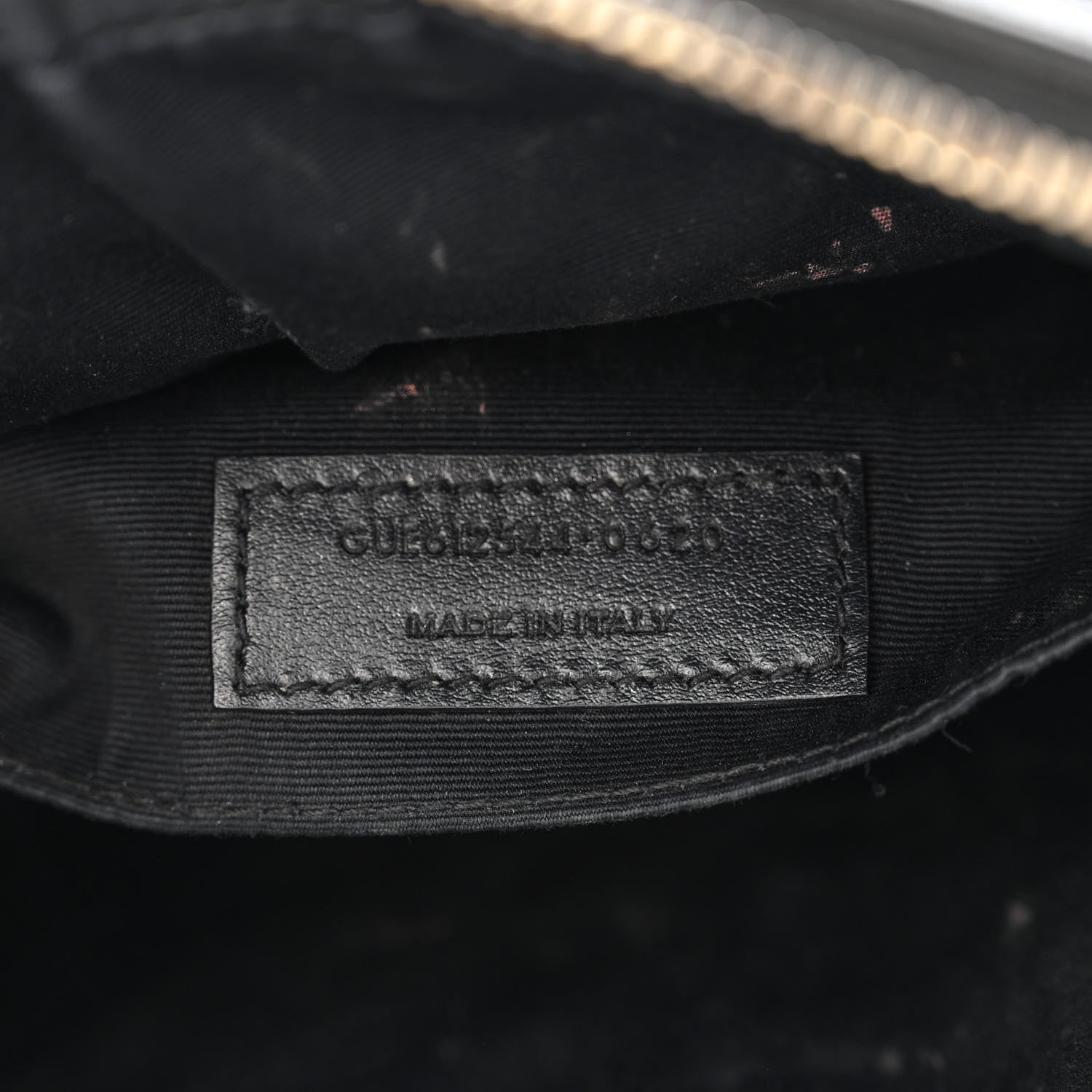 Saint Laurent Calfskin Matelasse Monogram Lou Camera Bag Black 7 of 14