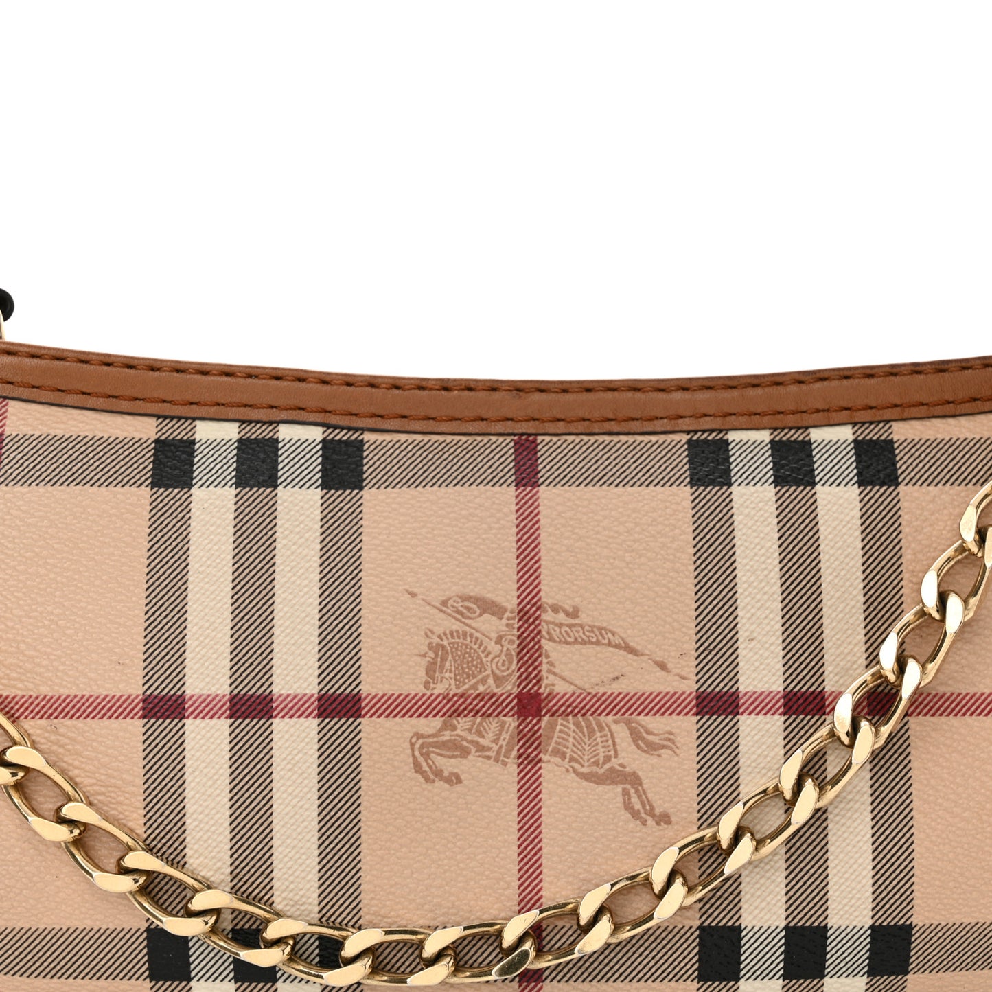 Haymarket Check Clara Pochette Brown