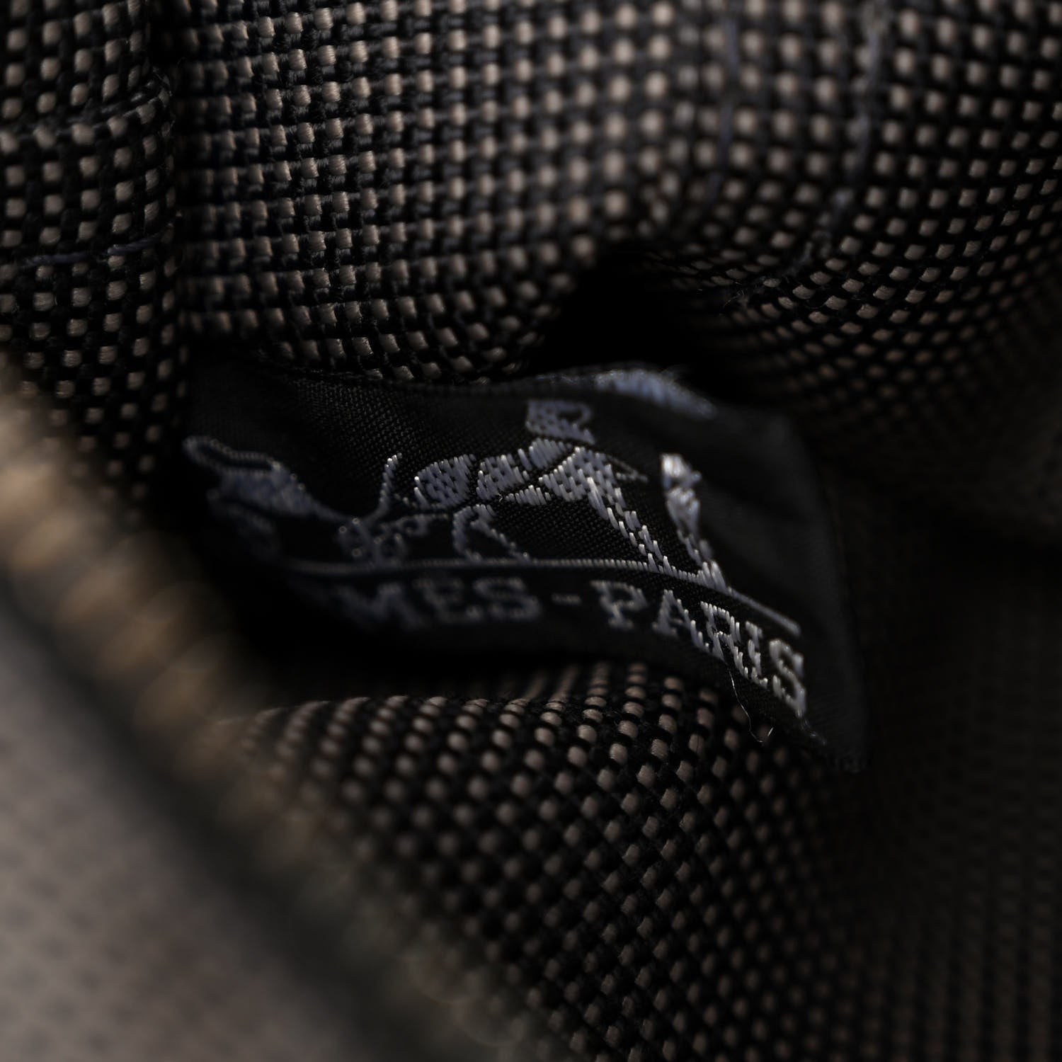 Hermes Toile Fourre Tout MM Grey Black 6 of 9