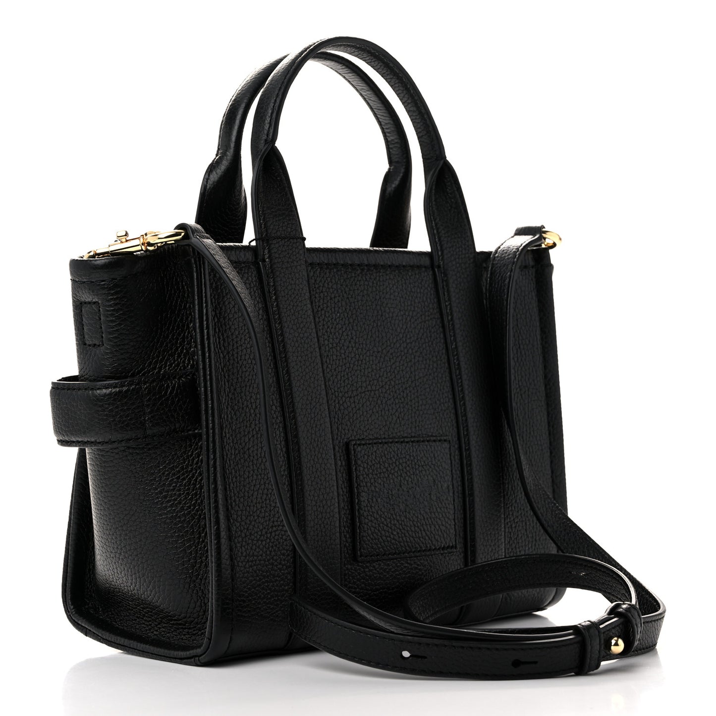 Grained Calfskin Small The Tote Bag Black