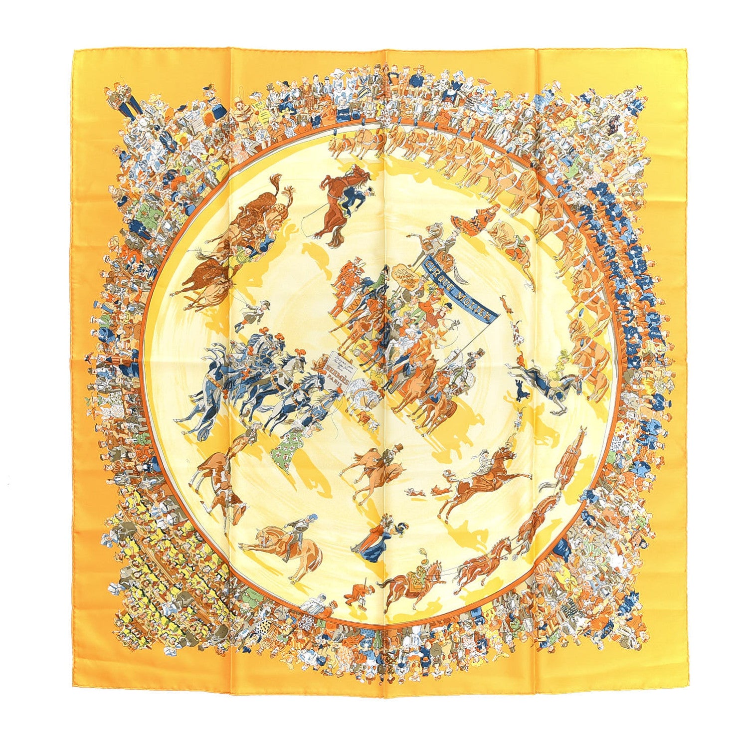 Hermes Silk Cirque Molier Scarf 90 1 of 5