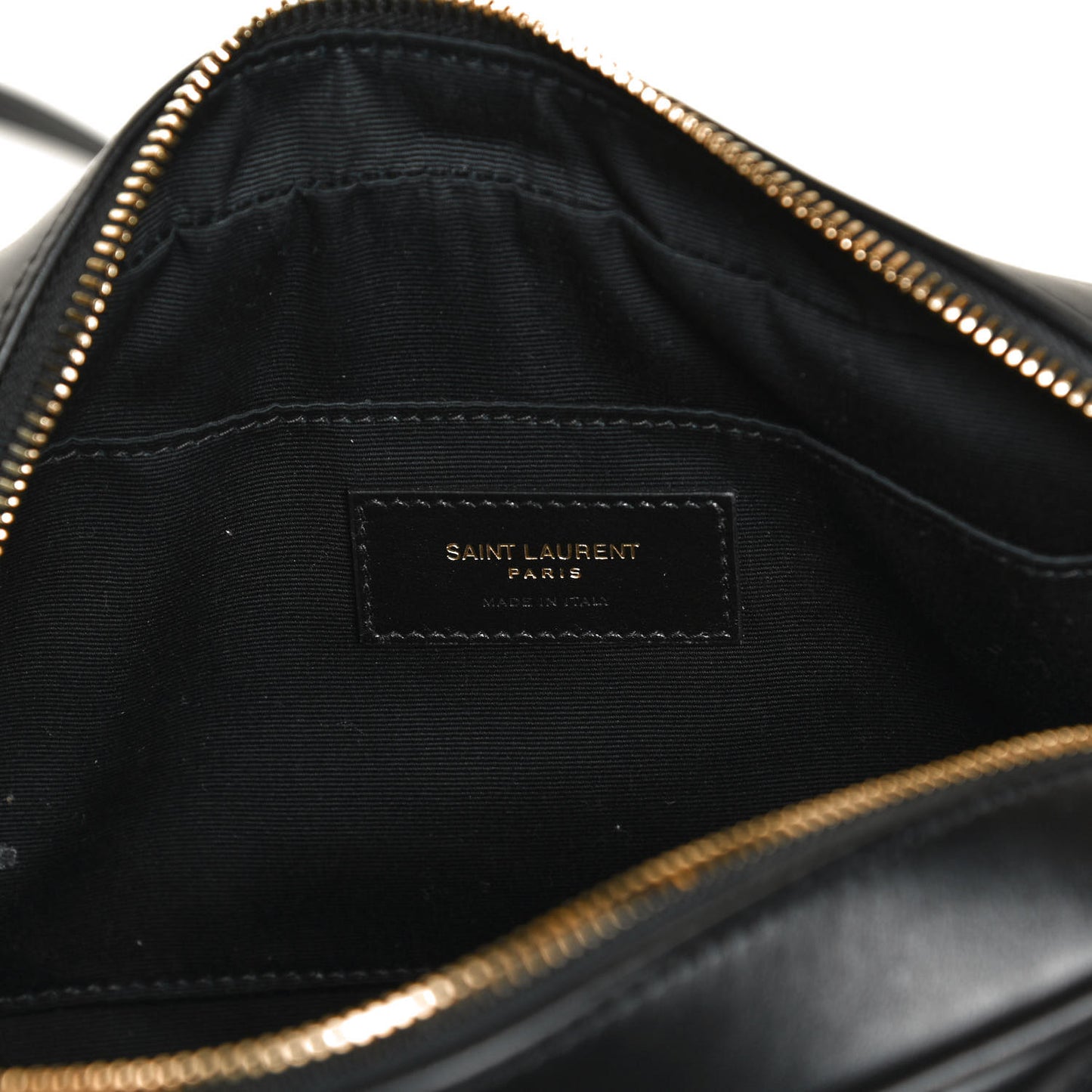 Calfskin Matelasse Monogram Lou Camera Bag Black
