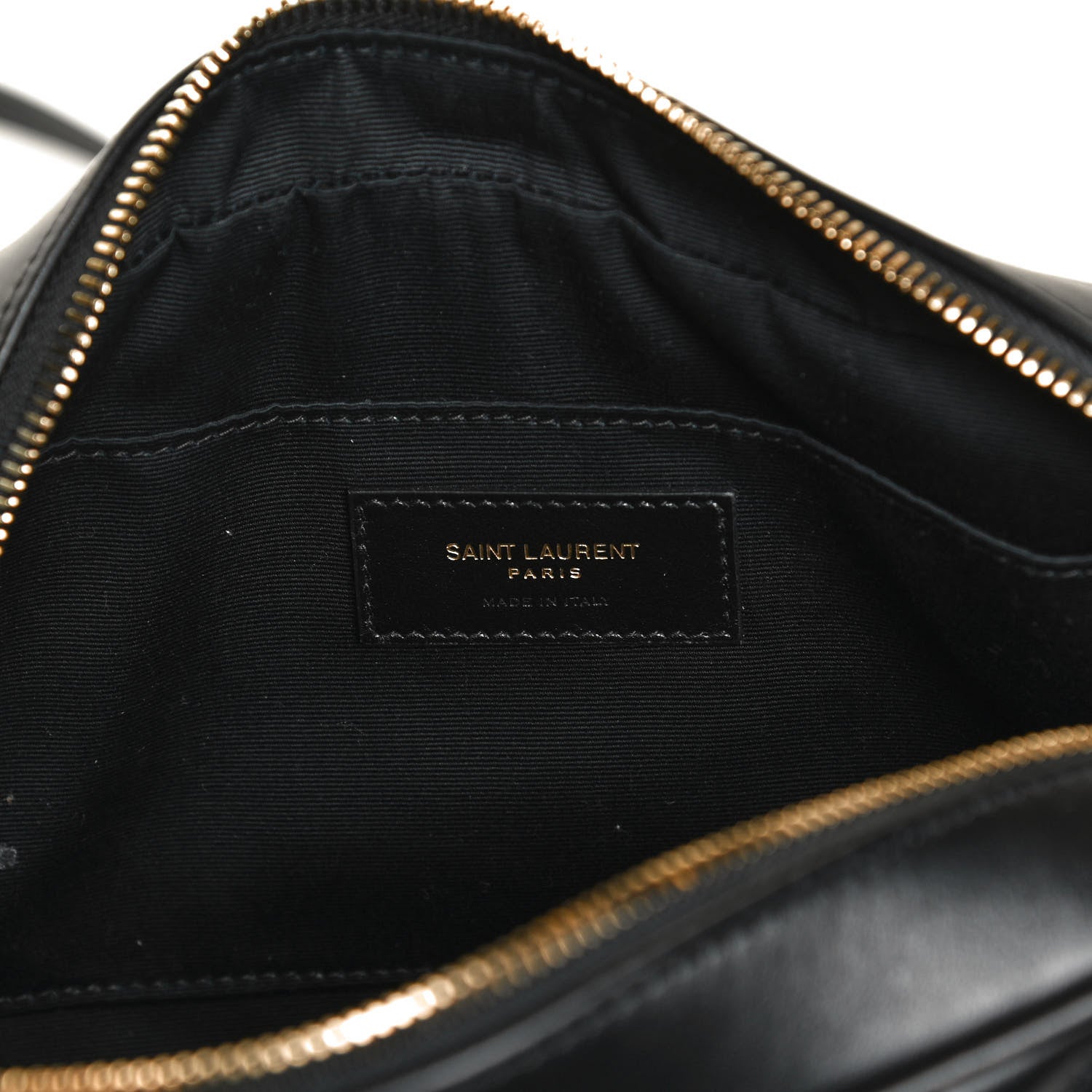 Saint Laurent Calfskin Matelasse Monogram Lou Camera Bag Black 6 of 12