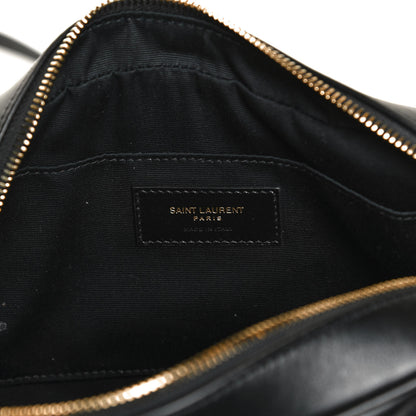 Saint Laurent Calfskin Matelasse Monogram Lou Camera Bag Black 6 of 12