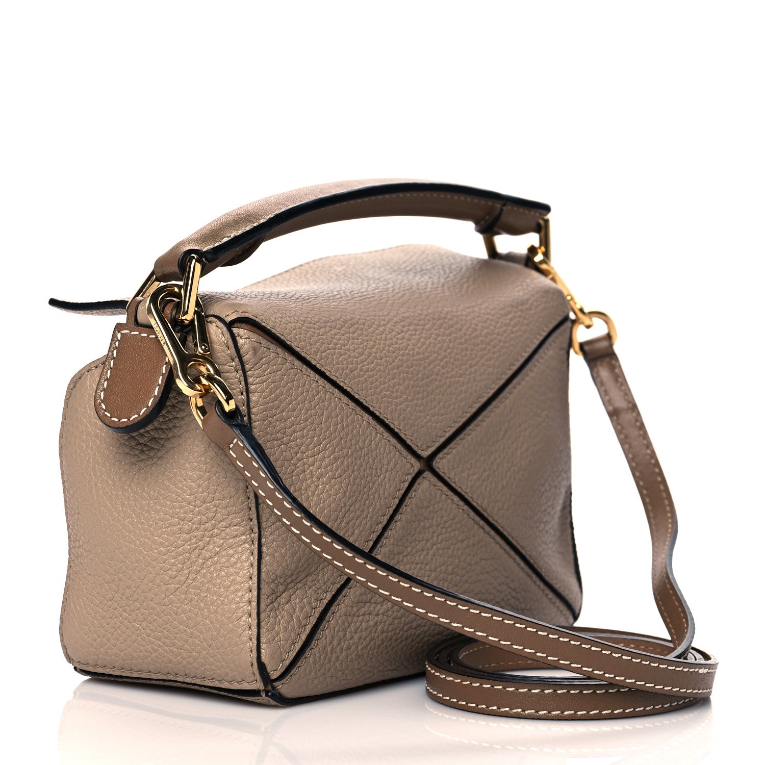 Loewe Calfskin Mini Puzzle Bag Sand Mink 3 of 11