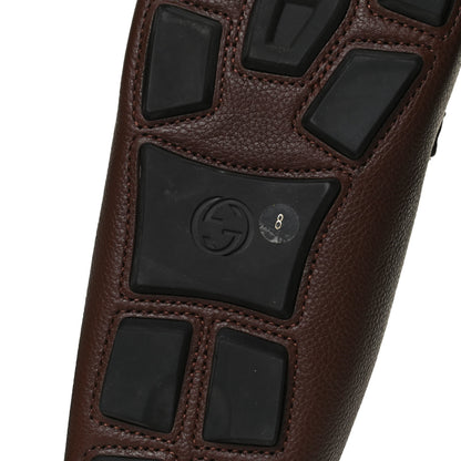Gucci Hebron Calfskin Mens Horsebit Loafers 8 Light Brown 8 of 12