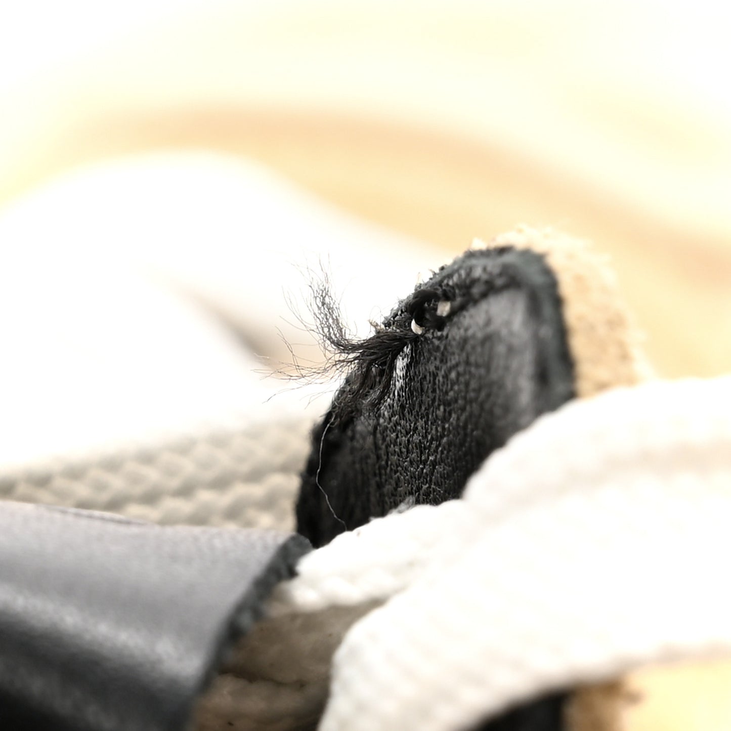 Nylon Suede Flow Runner High Top Sneakers 37 Gold Black