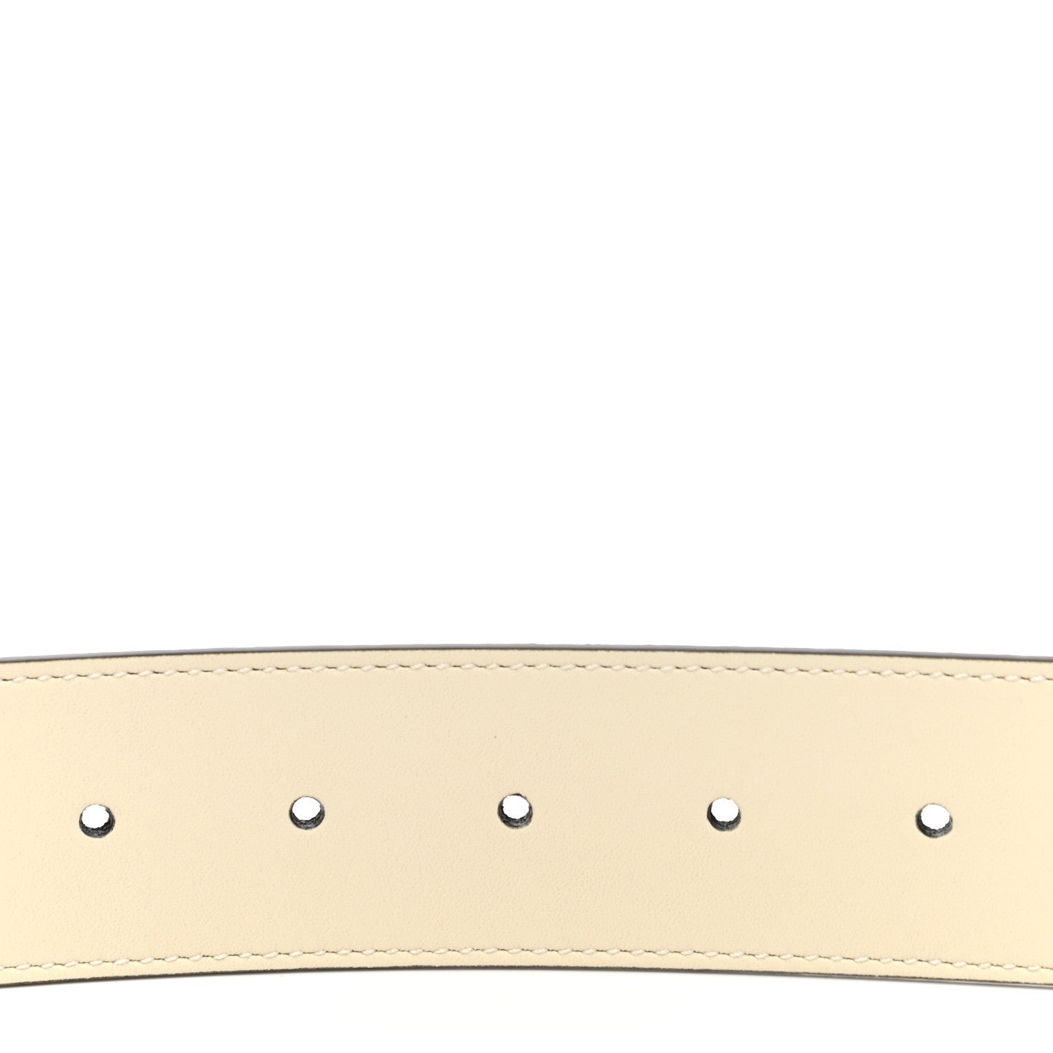 Gucci Calfskin Double G 40mm Belt 95 38 Mystic White 4 of 6