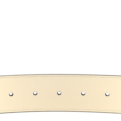 Gucci Calfskin Double G 40mm Belt 95 38 Mystic White 4 of 6