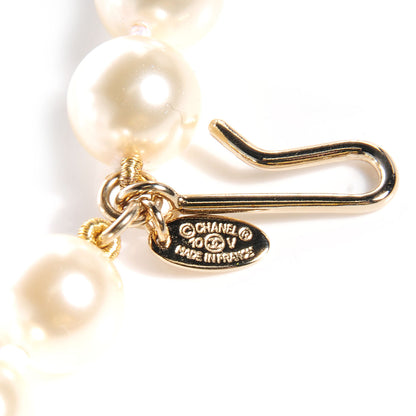 Chanel Pearl CC Necklace Belt Light Gold 5 of 6
