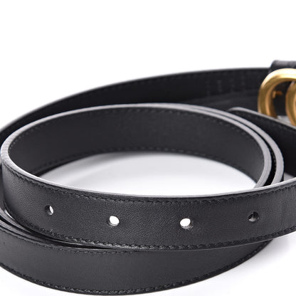 Gucci Calfskin Double G 20mm Belt 100 40 Black 4 of 6