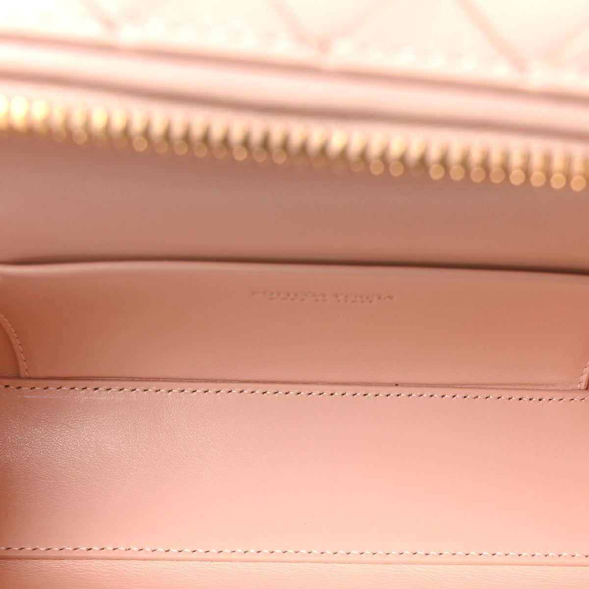 Calfskin Intrecciato Bang Bang Vanity Case Cameo