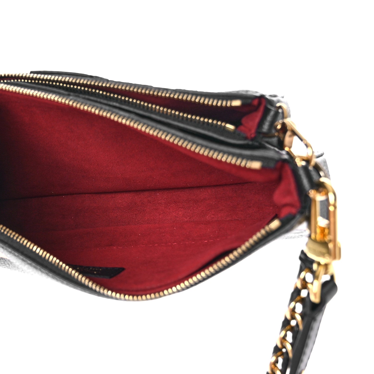Louis Vuitton Empreinte Monogram Giant Multi Pochette Accessories Black Beige 5 of 10