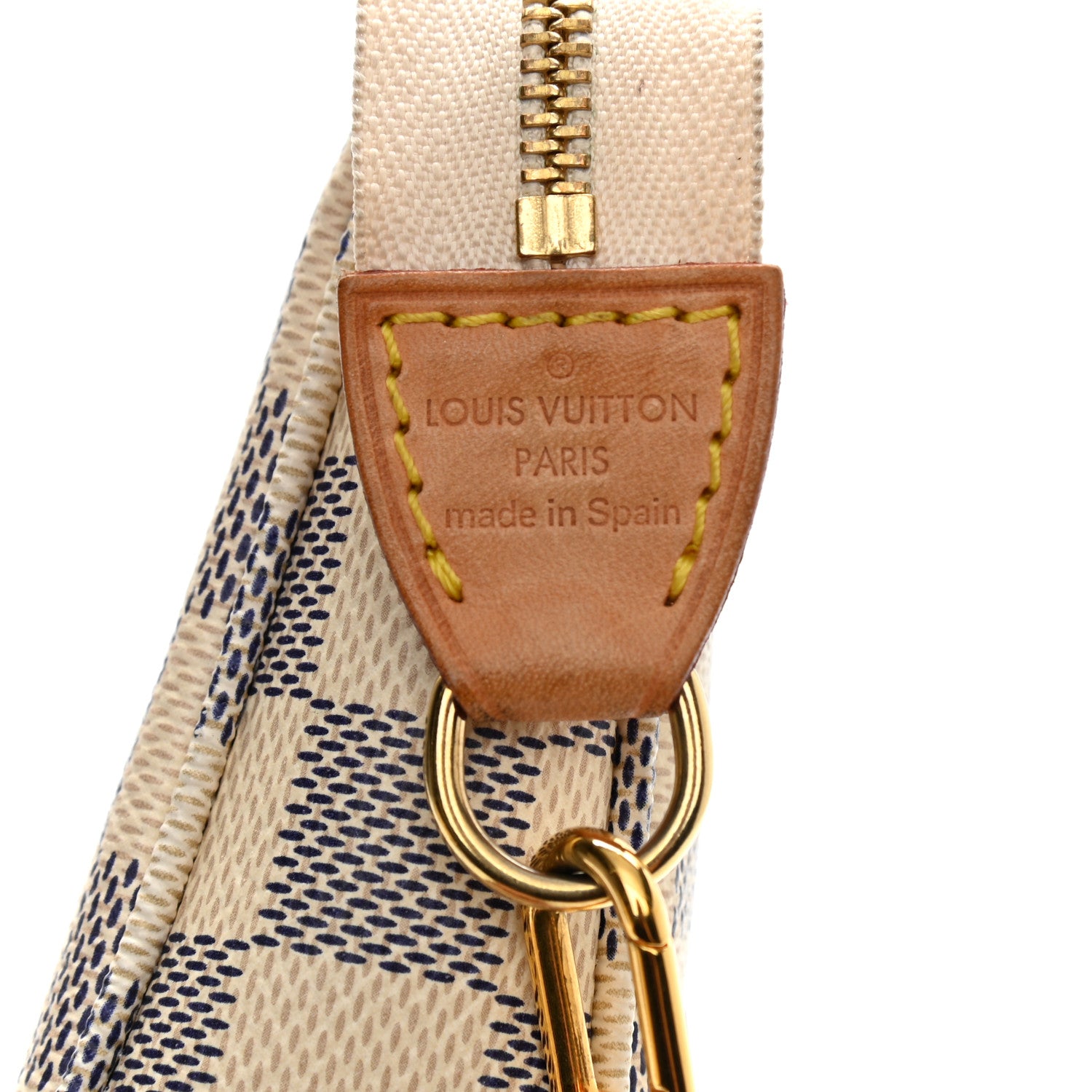 Louis Vuitton Damier Azur Pochette Accessories NM 6 of 10
