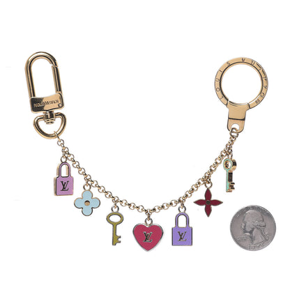 Louis Vuitton Enamel Pretty Charms Key Chain Holder Bag Charm 2 of 4